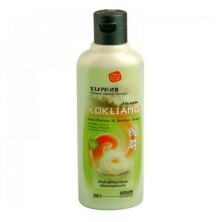Kokliang Натуральный травяной шампунь против перхоти / Chinese Herbal Therapy Anti-Hairloss & Soothes Scalp Shampoo, 200 мл