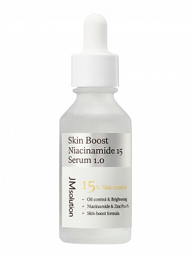 Jmsolution Сыворотка для лица с ниацинамидом 15% / Skin Boost Niacinamide 15 Serum 1.0, 30 мл