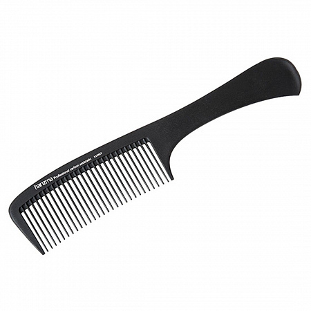 Harizma Расчёска с ручкой / Carbon, 22,5 см